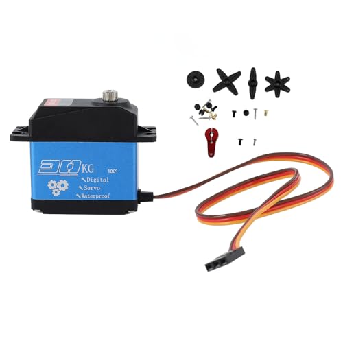 Tbest RC -Servo, 30 Kg Hohe Torsion Programmierbares RC -Auto Servo für Fernbedienungsebene Schiffe Roboter Tbest RC -Servo, 30 Kg Hohe Torsion Programmierbares RC -Auto Servo für Fernbedienungsebene Schiffe Roboter von Tbest