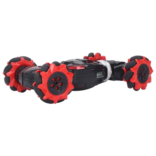 Tbest RC Stunt-Auto Rotierend, 1200 MAh Rotierendes Stunt-Auto für, Ferngesteuertes Spielzeug mit Lichtern, Musik, Rotierender RC-Crawler Als (Rot) von Tbest