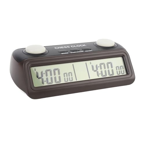 Tbest Schachuhr, Multifunktionale Professionelle Digitale Spiel Timer Schachuhr für Brettspiele -Übungs -Turniere Tbest Schachuhr, Multifunktionale Professionelle Digitale Spiel Timer Schachuhr für Brettspiele -Übungs -Turniere von Tbest