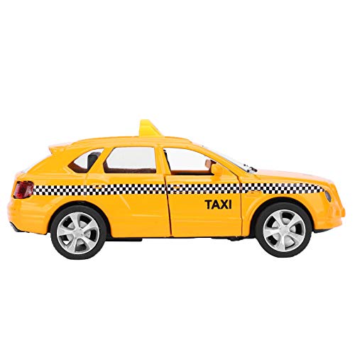 Tbest Spielen Sie Taxi -Spielzeugauto, 1: 32 Spielzeugauto -Legierung Taximodell Simulation Sound Light Cab Model Rücken Sie LD Geschenke zurück. (#2) von Tbest