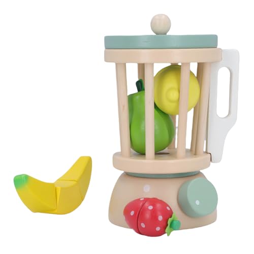 Tbest Spielzeugsaftmixer, So Tun, Als Würde Man Obst Holzspielzeugsuicer Küchengeräte für Kindergarten und Zuhause Schneiden Tbest Spielzeugsaftmixer, So Tun, Als Würde Man Obst Holzspielzeugsuicer Küchengeräte für Kindergarten und Zuhause Schneiden von Tbest
