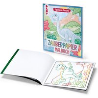 Buch: »Zauberpapier Malbuch ‒ Gigantische Dinowelt« von Tchibo