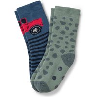 Tchibo - 2 Paar Kinder-Antirutsch-Socken - Baby - Gr. 23-26 - dunkelblau/jacquard Tchibo - 2 Paar Kinder-Antirutsch-Socken - Baby - Gr. 23-26 - dunkelblau/jacquard von Tchibo