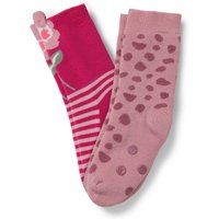 Tchibo - 2 Paar Kinder-Antirutsch-Socken - Baby - Gr. 23-26 - dunkelrosa/jacquard Tchibo - 2 Paar Kinder-Antirutsch-Socken - Baby - Gr. 23-26 - dunkelrosa/jacquard von Tchibo