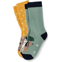 Tchibo - 2 Paar Kinder-Antirutsch-Socken - Baby - Gr. 23-26 - gelb/jacquard Tchibo - 2 Paar Kinder-Antirutsch-Socken - Baby - Gr. 23-26 - gelb/jacquard von Tchibo