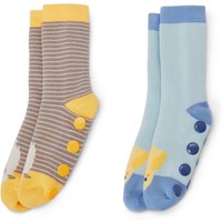 Tchibo - 2 Paar Kinder-Antirutsch-Socken - Baby - Gr. 23-26 - hellblau Tchibo - 2 Paar Kinder-Antirutsch-Socken - Baby - Gr. 23-26 - hellblau von Tchibo