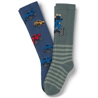 Tchibo - 2 Paar Kinder-Gummistiefel-Socken - Baby - Gr. 23-26 - dunkelgrün/jacquard Tchibo - 2 Paar Kinder-Gummistiefel-Socken - Baby - Gr. 23-26 - dunkelgrün/jacquard von Tchibo