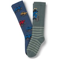 Tchibo - 2 Paar Kinder-Gummistiefel-Socken - Baby - Gr. 23-26 - dunkelgrün/jacquard Tchibo - 2 Paar Kinder-Gummistiefel-Socken - Baby - Gr. 23-26 - dunkelgrün/jacquard von Tchibo