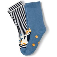 Tchibo - 2 Paar Kleinkind-Antirutsch-Socken - Baby - Gr. 23-26 - dunkelblau Tchibo - 2 Paar Kleinkind-Antirutsch-Socken - Baby - Gr. 23-26 - dunkelblau von Tchibo