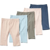 Tchibo - 5 Kinder-3/4-Leggings - Baby - Gr. 62/68 - hellblau Tchibo - 5 Kinder-3/4-Leggings - Baby - Gr. 62/68 - hellblau von Tchibo