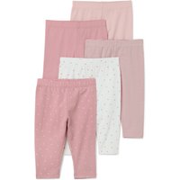 Tchibo - 5 Kinder-Leggings - Baby - Gr. 86/92 - weiß/print Tchibo - 5 Kinder-Leggings - Baby - Gr. 86/92 - weiß/print von Tchibo