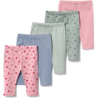 Tchibo - 5 Kinder-Leggings in 3/4-Länge - Baby - Gr. 62/68 - hellblau Tchibo - 5 Kinder-Leggings in 3/4-Länge - Baby - Gr. 62/68 - hellblau von Tchibo