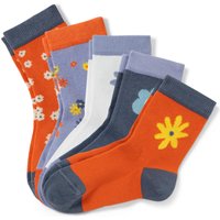 Tchibo - 5 Paar Kinder-Socken - Baby - Gr. 23-26 - dunkelblau/geblümt Tchibo - 5 Paar Kinder-Socken - Baby - Gr. 23-26 - dunkelblau/geblümt von Tchibo