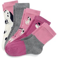 Tchibo - 5 Paar Kinder-Socken - Baby - Gr. 23-26 - dunkelrosa/jacquard Tchibo - 5 Paar Kinder-Socken - Baby - Gr. 23-26 - dunkelrosa/jacquard von Tchibo