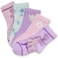 Tchibo - 5 Paar Kinder-Socken »Eiskönigin« - Baby - Gr. 23-26 - hellblau/jacquard Tchibo - 5 Paar Kinder-Socken »Eiskönigin« - Baby - Gr. 23-26 - hellblau/jacquard von Tchibo