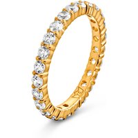 Tchibo - 925 Silber Ring Memory vergoldet - Damen - Gr. 17 - weiß Tchibo - 925 Silber Ring Memory vergoldet - Damen - Gr. 17 - weiß von Tchibo