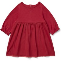 Tchibo - Baby-Jersey-Kleid mit Tüll - Baby - Gr. 74/80 - rot Tchibo - Baby-Jersey-Kleid mit Tüll - Baby - Gr. 74/80 - rot von Tchibo