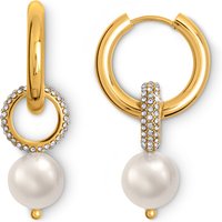 Tchibo - Creolen mit Perle - weiß Tchibo - Creolen mit Perle - weiß von Tchibo