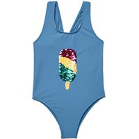 Tchibo - Kinder-Badeanzug mit Wendepailletten - Baby - Gr. 86/92 - blau Tchibo - Kinder-Badeanzug mit Wendepailletten - Baby - Gr. 86/92 - blau von Tchibo