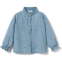 Tchibo - Kinder-Chambray-Bluse - Baby - Gr. 86/92 - blau Tchibo - Kinder-Chambray-Bluse - Baby - Gr. 86/92 - blau von Tchibo