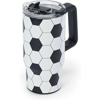 Tchibo - Outdoor-Trinkbecher im Fußball-Look - schwarz Tchibo - Outdoor-Trinkbecher im Fußball-Look - schwarz von Tchibo