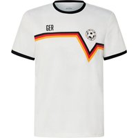 Tchibo - T-Shirt mit Fußball-Print - Herren - Gr. S - hellgrau/print Tchibo - T-Shirt mit Fußball-Print - Herren - Gr. S - hellgrau/print von Tchibo