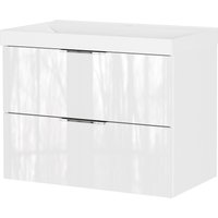 Tchibo - Waschtisch »Celano« mit Becken - 81x46x65cm - grau - Holz / Glas Tchibo - Waschtisch »Celano« mit Becken - 81x46x65cm - grau - Holz / Glas von Tchibo