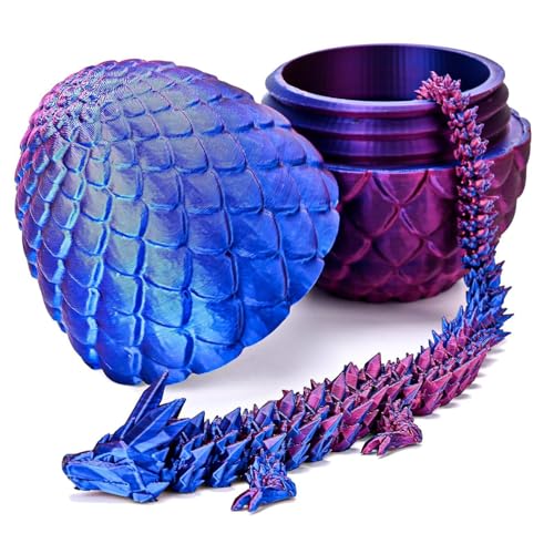 Drache in 3D bedruckt, Drachenspielzeug, ideal für Büro, Schlafzimmer und Bürodekoration, Drachen-Spielzeug für Jungen und Mädchen, 3D-Druck, kreativ, lustiges Drachenspielzeug von Tcnzdy