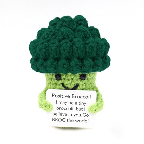 Tcnzdy Positive Potato,8.5×6cm Positive Kartoffel Brokkoliform Lucky Charms Amüsant Glücksbringer Geschenke Pocket Hug Motivationsgeschenke Kleine und Geschenke Zum Zeugnis für Männliche Weibliche von Tcnzdy