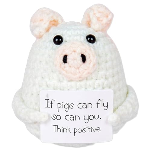 Pocket Hug Positive Geschenke Pig, 9×6cm Schwein Kleinteile Glücksschwein Positive Kartoffel Amüsant Glücksbringer Geschenke Schön Pocket Hug Und Motivationsgeschenke Kleine Geschenke Zum Zeugnis von Tcnzdy