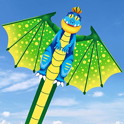 Tcvents Drachen Flying Dragon Drachen für Kinder Jungen Mädchen Erwachsene Anfänger Die Beach Park Outdoor-Spiele Einfach zu fliegen Tcvents Drachen Flying Dragon Drachen für Kinder Jungen Mädchen Erwachsene Anfänger Die Beach Park Outdoor-Spiele Einfach zu fliegen von Tcvents