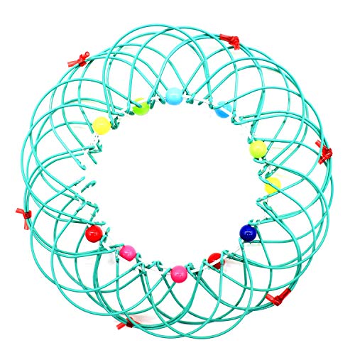 Tdkfdswdoa Flexibler Korb Flow Ring Mehrfarbiges Rotierendes Blumenkorbspielzeug für Autismus Besondere BedüRfnisse Stressabbau GrüN von Tdkfdswdoa