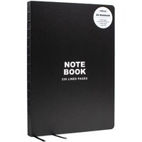 Teneues - Notebook Hardcover A4 - 230 Lined Pages with Lay Flat Binding, Classic Black: A4 Notebook von TeNeues Verlag