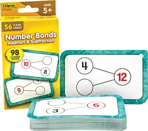 Number Bonds - Addition and Subtraction Flash Cards von Teacher Created Resources