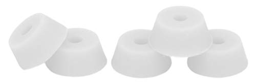 Teak Tuning Bubble Bushings Pro Duro Series | Solid White | Loose (61A) | Custom Molded | Compatible with All Major Fingerboard Trucks von Teak Tuning