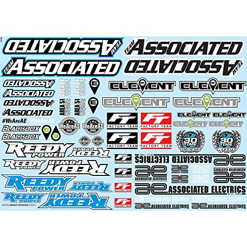 Team Associated AE Branding Aufkleber Blatt ASC91913 Elektroauto/LKW Option Teile von Team Associated