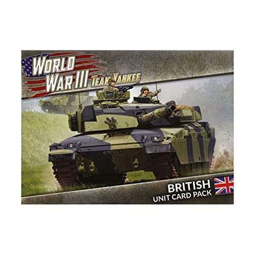 Team Yankee World War III British Unit Card Pack WWIII-02U von Team Yankee