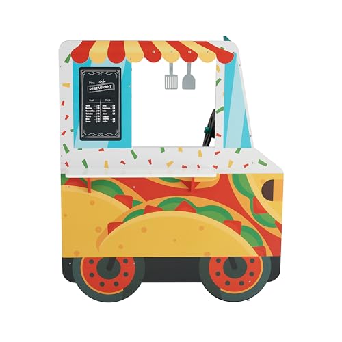 Teamson Kids My Little Helper Kids Play Taco Truck Playset with Accessories, Multicolor von Teamson Kids