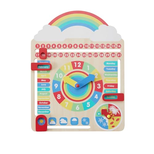 Teamson Kids Preschool Play All About Today Calendar, Multicolor von Teamson Kids