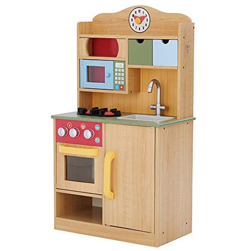 Kinderküche Spielküche Holz Kinderspielküche Holzküche Teamson Kids TD-11708A von Teamson Kids