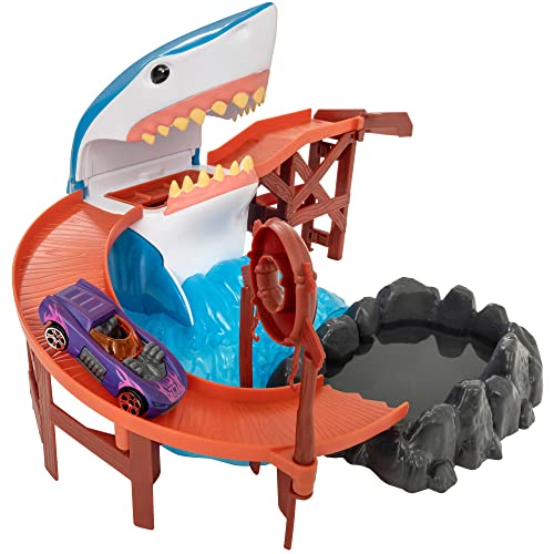 Teamsterz Farbwechselnde Autos mit Haifischbeiß-Spielset, Farbwechsel-Autos und Schienen-Set, ideales Auto-Spielzeug für Wasser und Badezeit, Kinderspielfiguren und Fahrzeuge, geeignet für Kinder ab 3 Teamsterz Farbwechselnde Autos mit Haifischbeiß-Spielset, Farbwechsel-Autos und Schienen-Set, ideales Auto-Spielzeug für Wasser und Badezeit, Kinderspielfiguren und Fahrzeuge, geeignet für Kinder ab 3 von Teamsterz