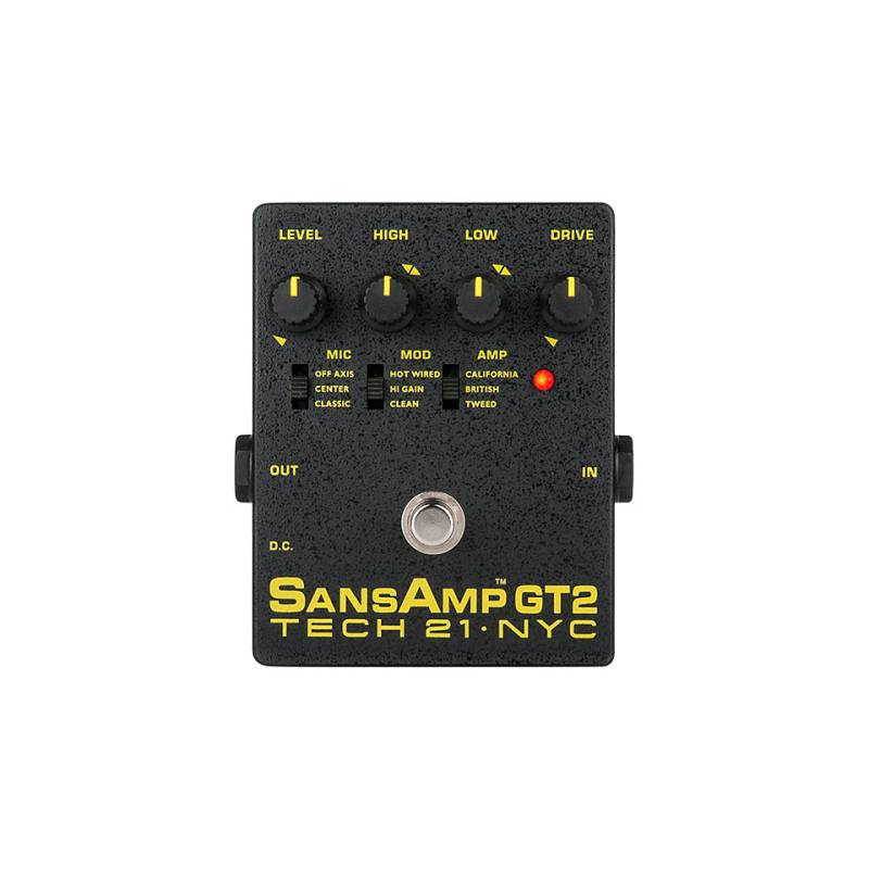 Tech 21 SansAmp GT2 Tube Amp Emulator Effektgerät E-Gitarre von Tech 21