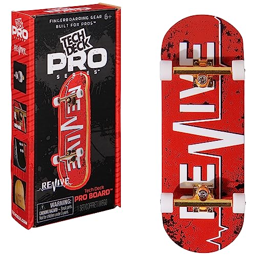 TECH DECK, Revive Pro Series Fingerboard mit Speicherdisplay, gebaut für Profis, authentische Mini-Skateboards, Kinderspielzeug ab 6 Jahren von Tech Deck