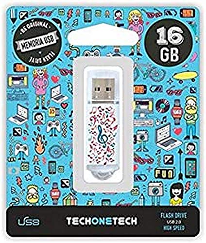 Tech One Tech Music Dream PENDRIVE 16GB USB 2.0 von TECH ONE TECH