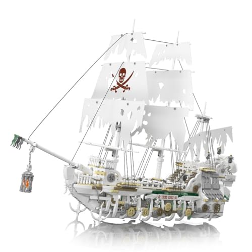 Technik Piratenschiff Klemmbausteine Set, Technik Piratenschiff Bausatz für Styx, Bausteine Kompatibel mit Lego - 3769 Teile von TechBrix