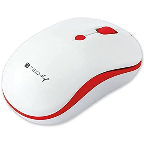 2.4Ghz Wireless Mouse Black/Red von Techly