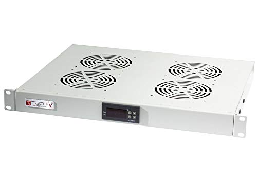 4 Fan Unit for Rack 19" Grey von Techly