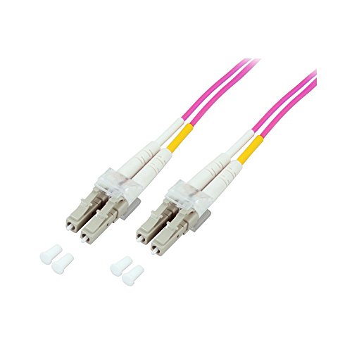 Fiber Opt.Cable Lc/Lc 50/125 1M Om4 von Techly