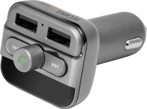 Technaxx FMT900BT FM Transmitter inkl. Freisprechfunktion, Integrierter MP3-Player, mit Ladefunktion von Technaxx