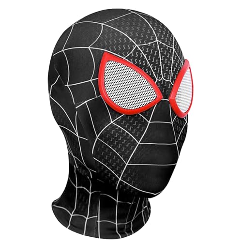 Techpinmin Spidermoon Maske, Held Maske für Kinder Erwachsene Cosplay Kostüme Maske für Karneval, Halloween, Kostümparty, Weihnachten Cosplay Film Rolle Party Requisiten von Techpinmin